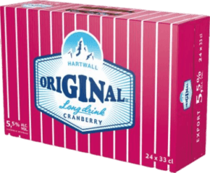 Hartwall Original Long Drink Cranberry 5,5% 24x33cl - Image 2